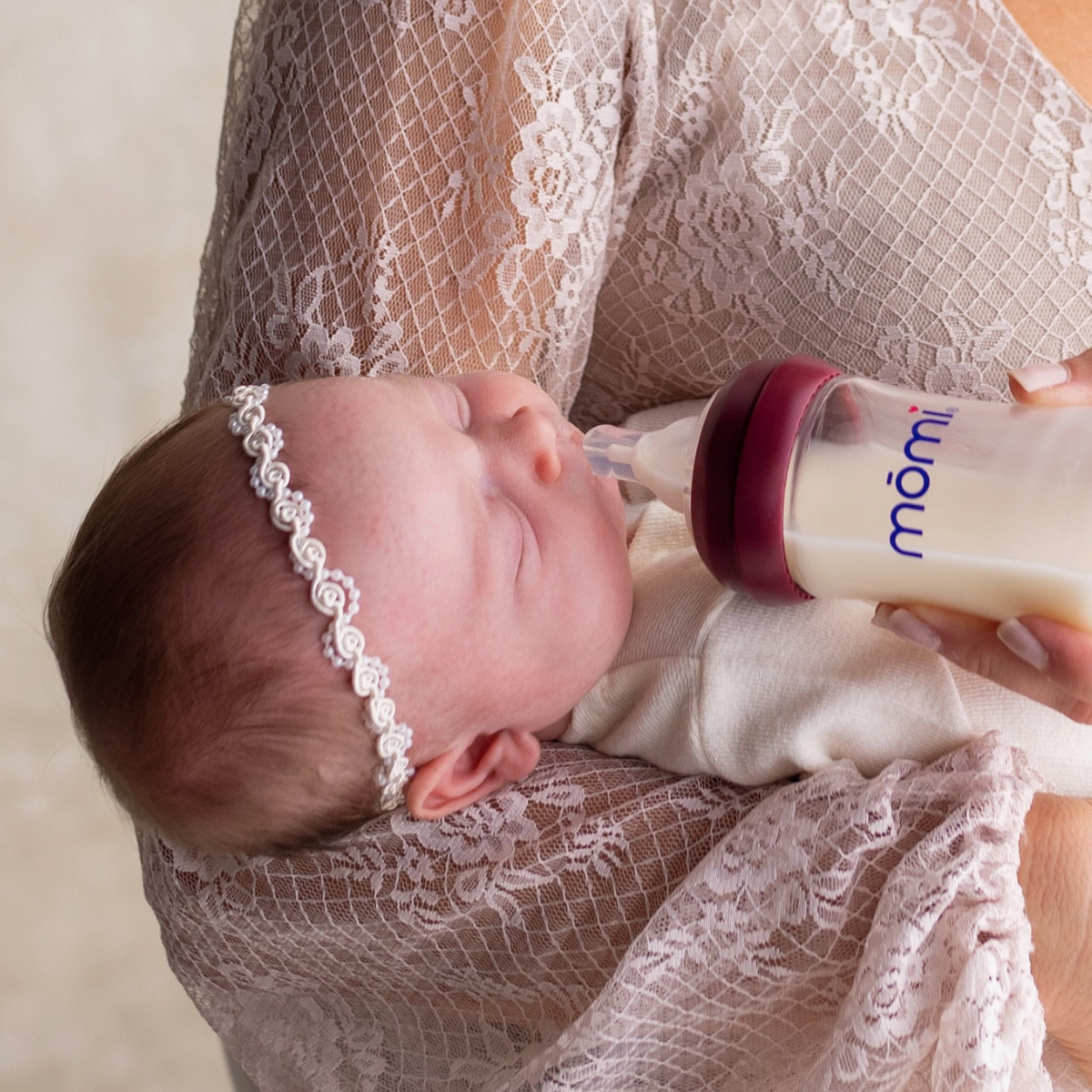 mōmi vibes bottle collar set - candy cane