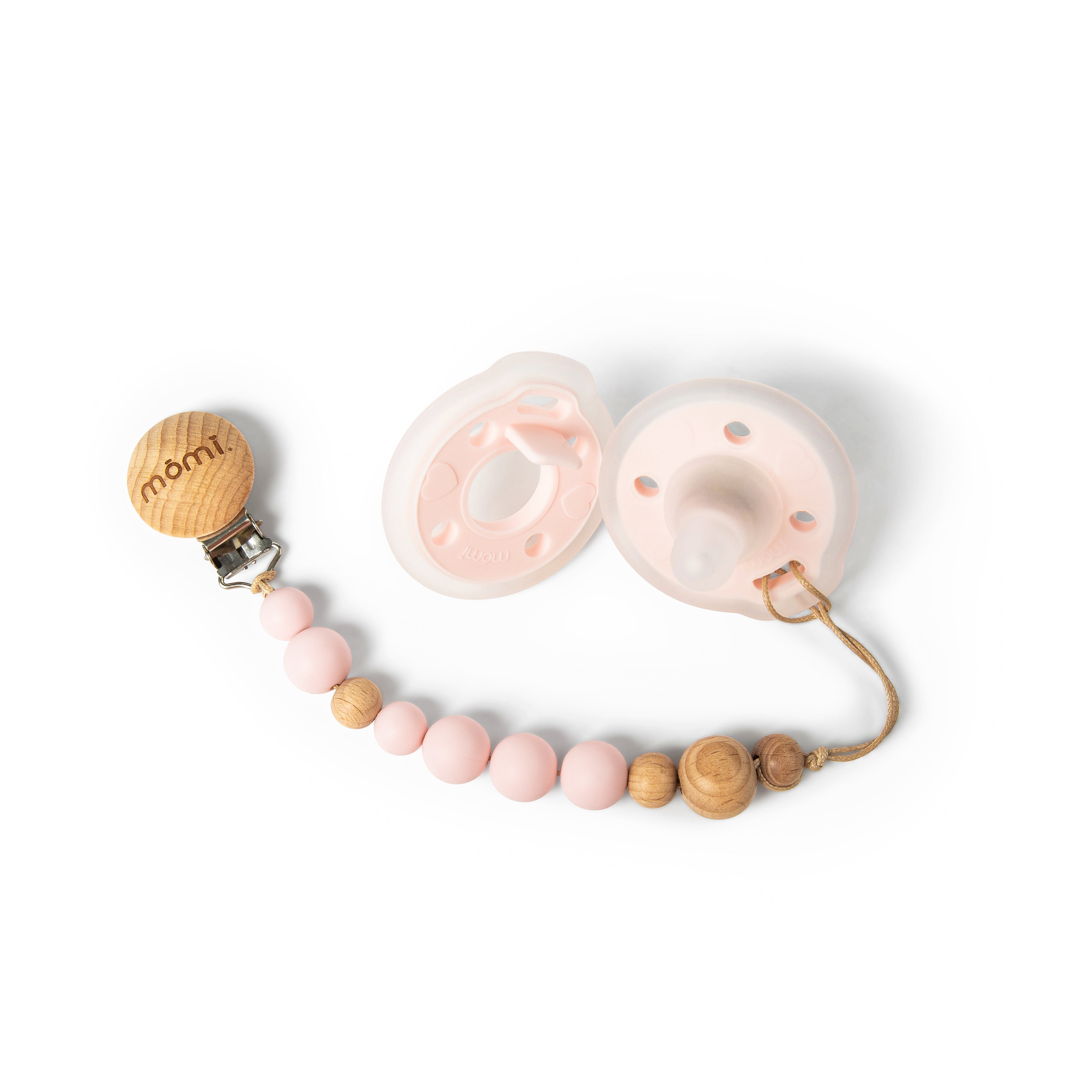 mōmi babypace pacifier gift set - seashell