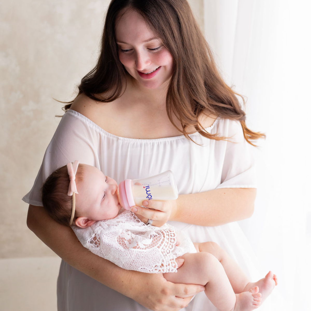 mōmi vibes bottle collar set - candy cane