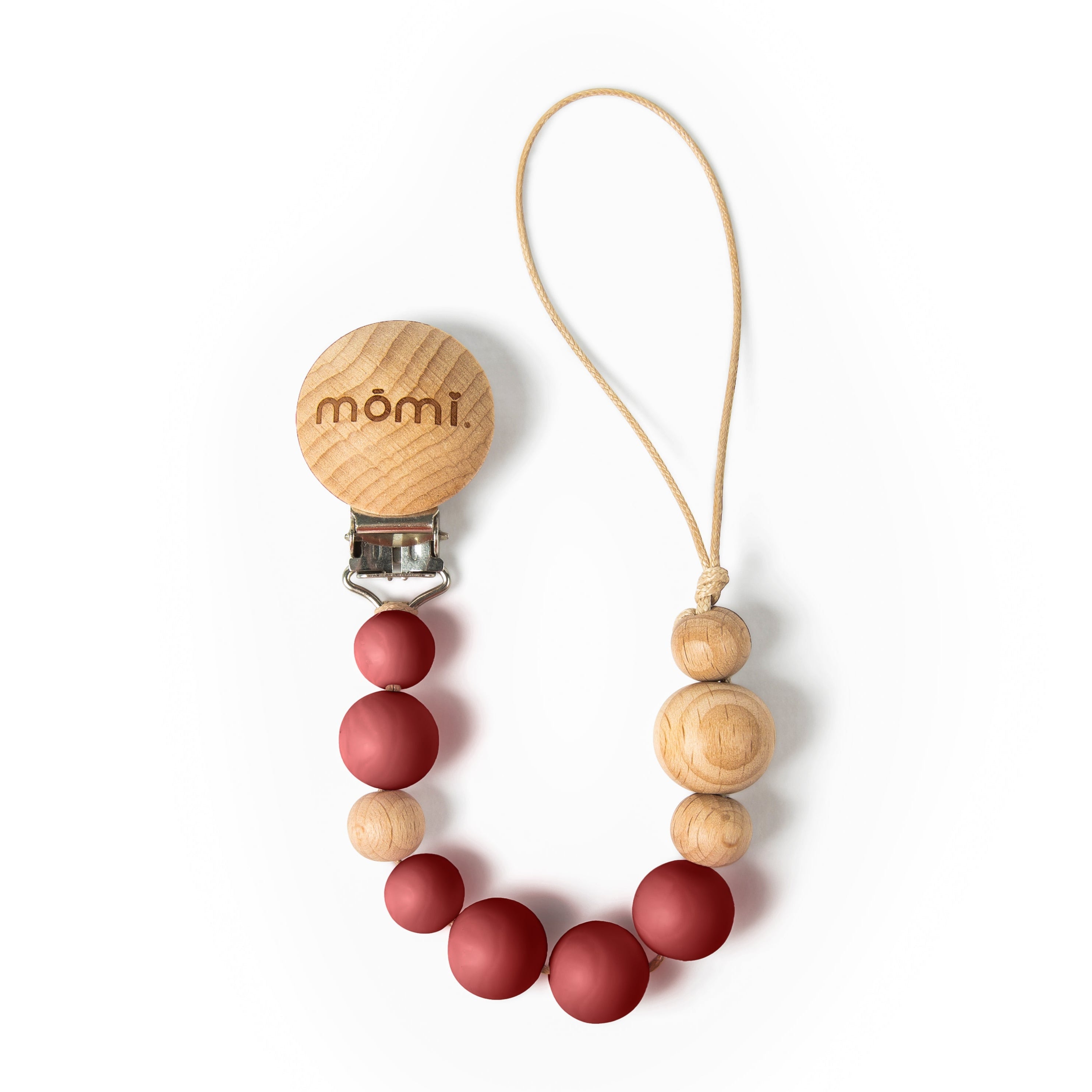 mōmi babypace pacifier clip