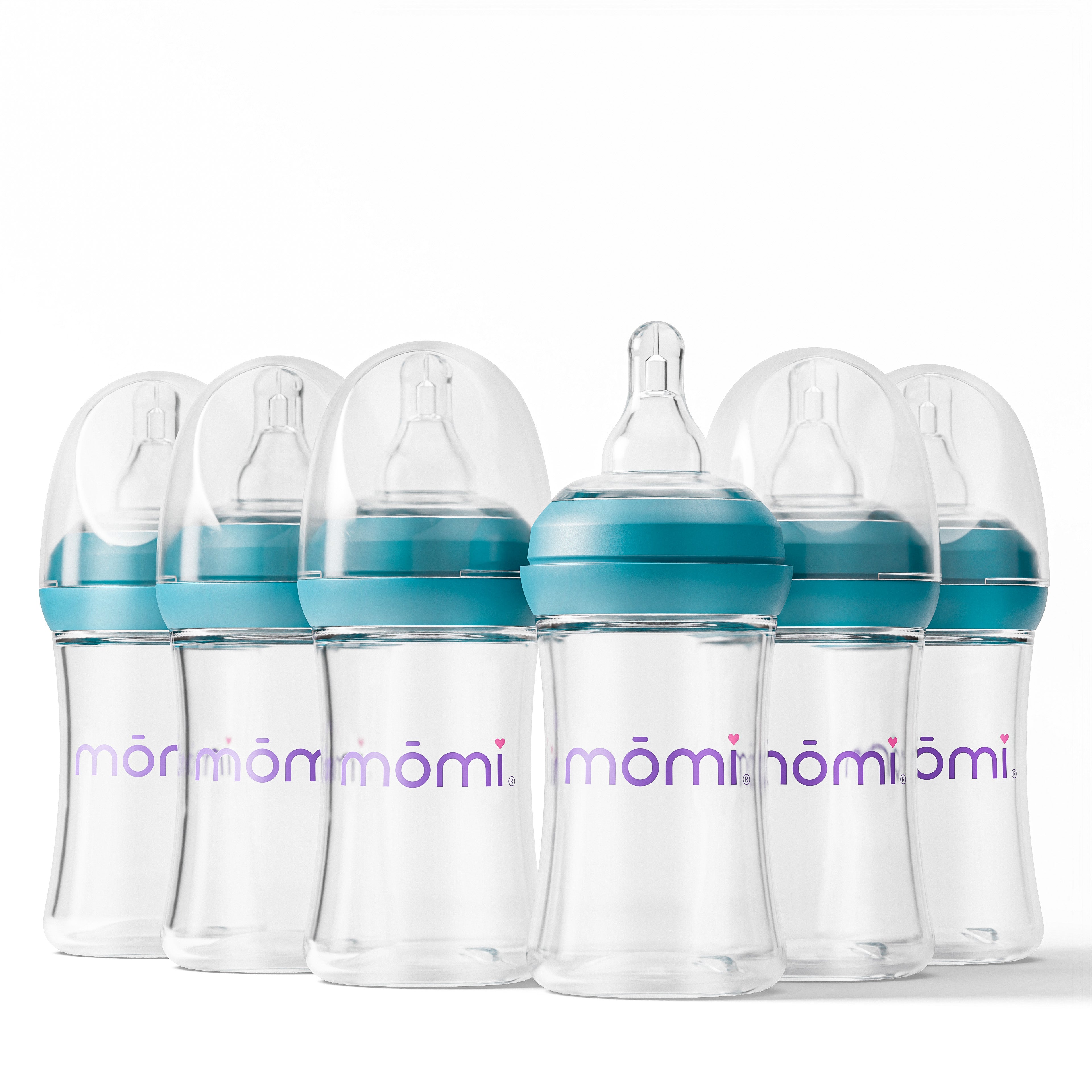 mōmi vibes breast-like bottle sets - lagoon