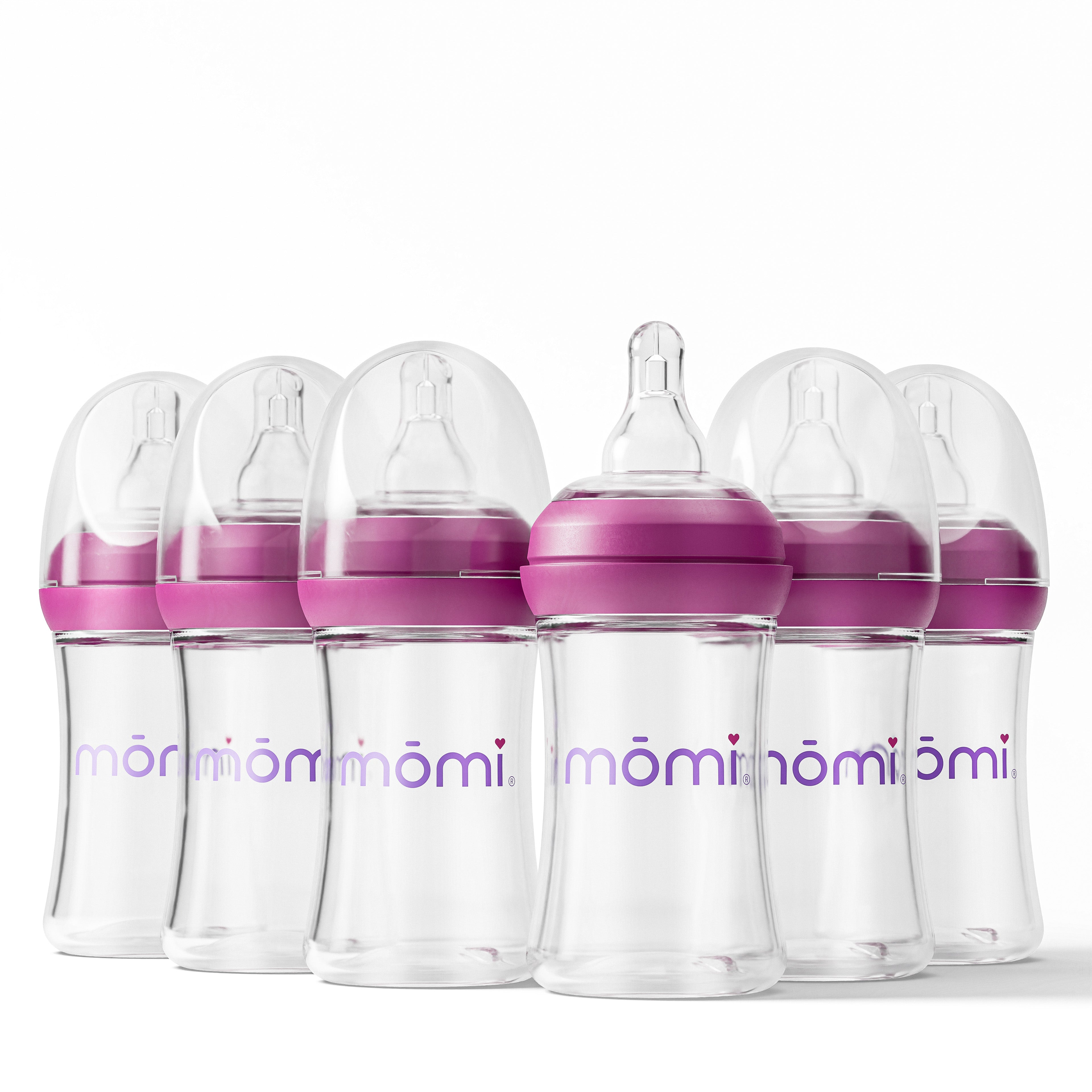 momi vibes breast-like bottle sets - orchid