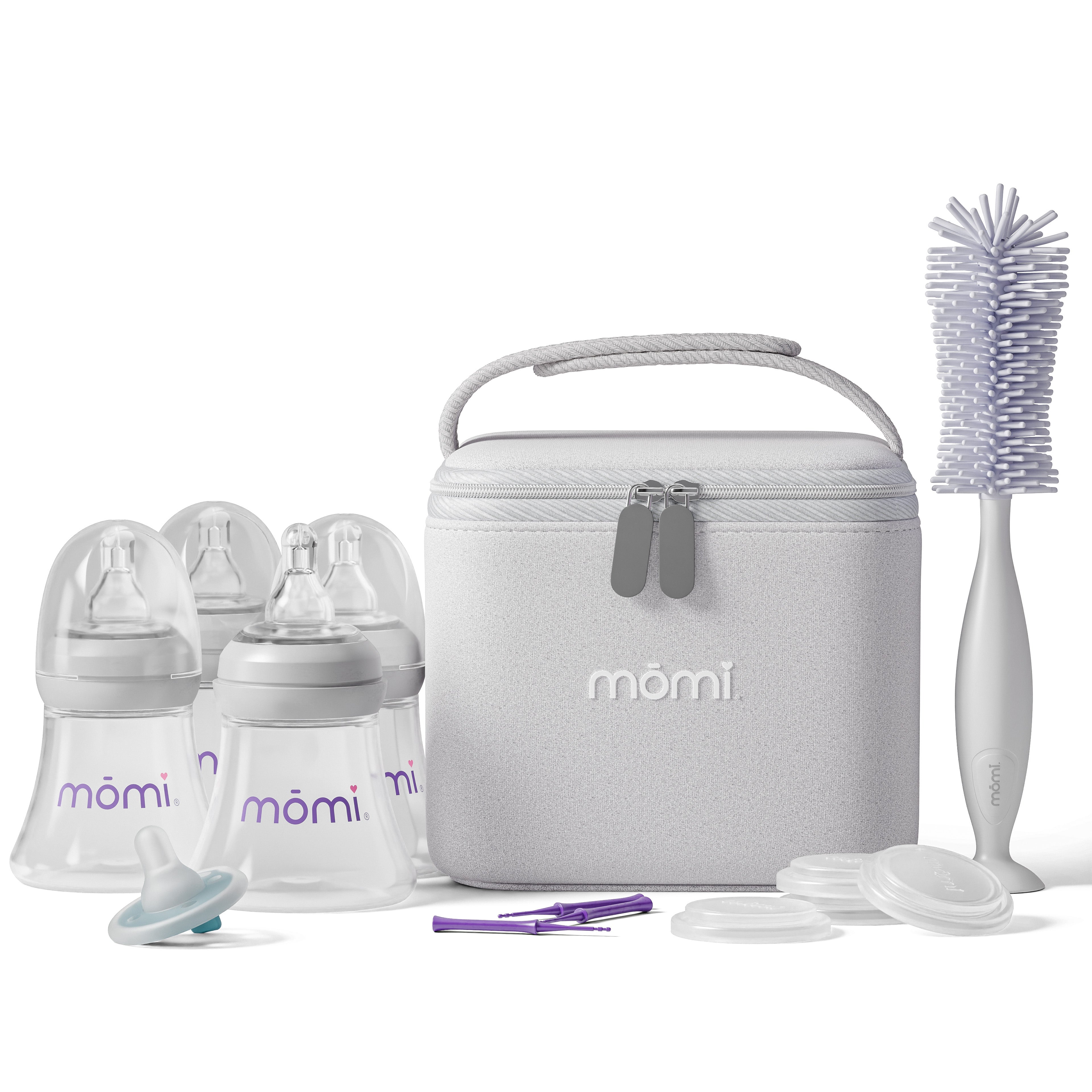 mōmi complete starter bundle - 5 oz - gray