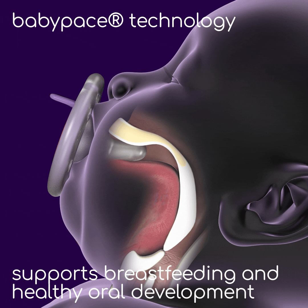 mōmi babypace pacifier gift set - lapis